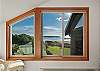 2nd upstairs queen bedroom with spectacular ocean views