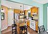 Fully equipped kitchen with breakfast bar