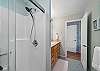 Master bath with walkin shower