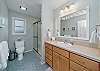 Master bath with walkin shower