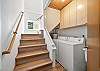Laundry room and access to the 2nd story
