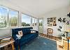 Upstairs den with Streaming TV, VCR, movies and books