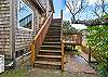 Stairs to the upper deck and the 2nd story of the house.