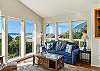 Ocean and mountain views. Sleeper sofa for additional sleeping.