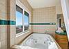 Jetted tub with ocean view