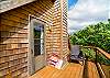 Private deck off of King/Twin bedroom. 