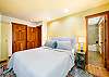 First floor King bedroom with a jack and jill bathroom that is accessible from King bedroom and hallway.