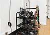 Free weights and pully system. Exercise mats and indoor basket ball court. 
