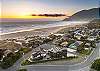 Views of the ocean and mountain with easy beach access across the street. 