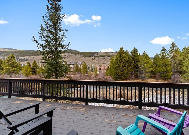 View from deck outside the bedroom