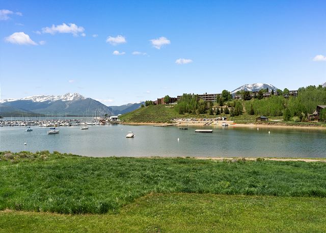 View from the balcony. 