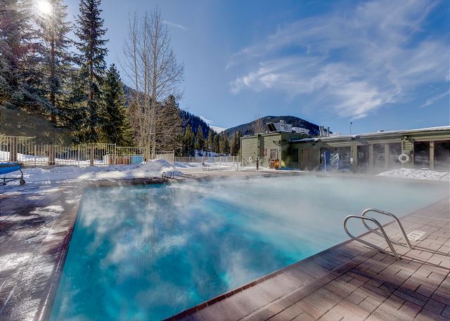 Brightwood guests can enjoy the pool and hot tubs at Keystone Lodge & Spa next door!