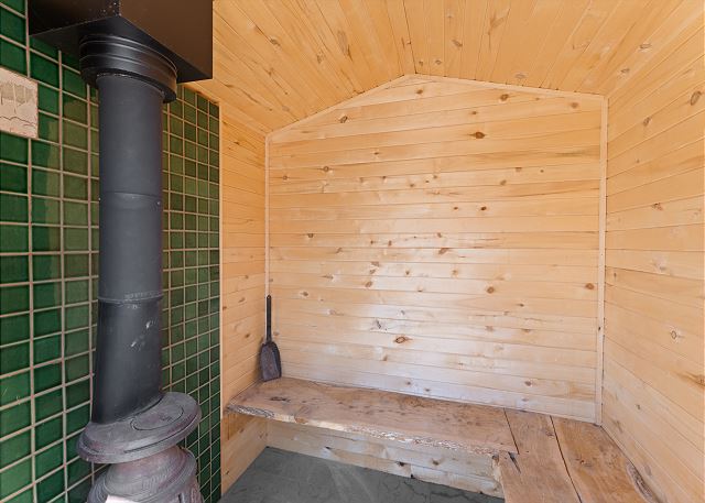 Private sauna. 