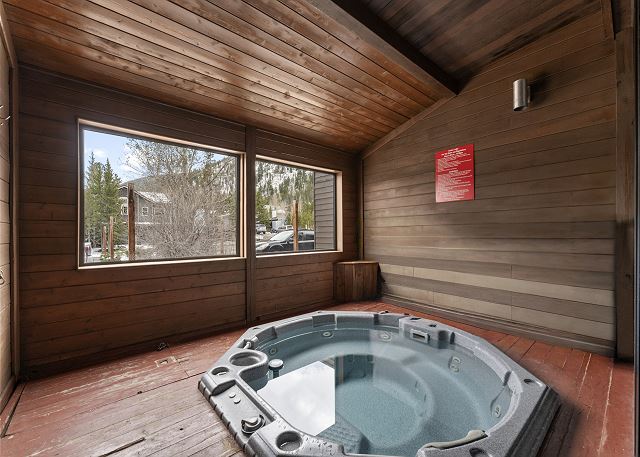 Shared hot tub. 