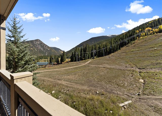 View from private balcony