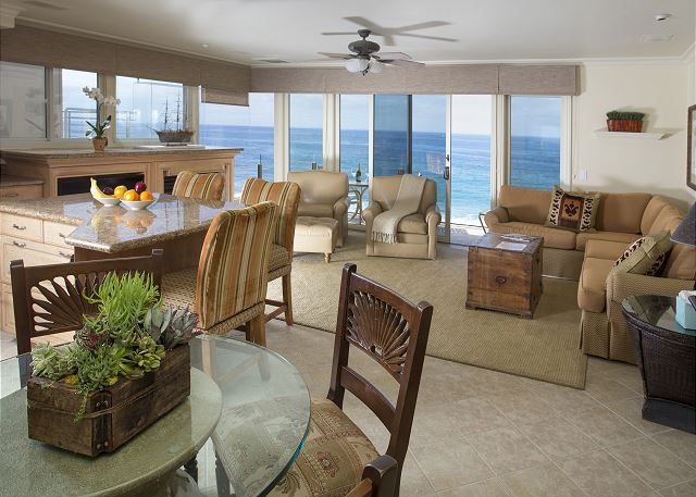 Villa Martinique Living Space Features Fabulous Ocean Views
