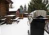 Deck with Gas Grill, Picnic Table