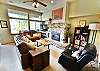 Living Room with Gas Fireplace, Flatscreen
