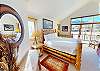 King in Master, Private Bath, Deck
