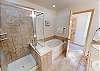 Master Bath has Shower, Jetted Tub