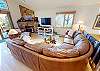 Living Room with Flatscreen, Fireplace, Games