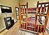 Lower Level 4th Bedroom with Queen Bunkbed, Flatscreen