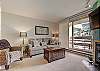 Living Room has Queen Sleeper Sofa