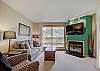 Living Room with Gas Fireplace and Flatscreen