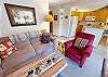 Living Area with Queen Sofabed