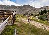 Hikers at Historic Site
