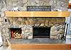 River Rock, Wood Burning Fireplace