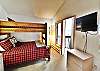 Guest Bedroom with Flatscreen, Deck