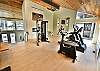 Clubhouse Fitness Center with Deck Door for Air