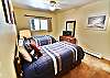 Guest Bedroom with Twins, Flatscreen