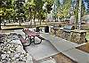 Outdoor Gathering Space with 2 Gas Grills, Firepit