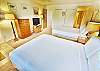 Primary with 2 Queens, Flatscreen, Bath