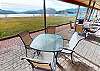 Patio Table for 4 with Lake, Mountain Views