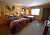 Master Bedroom has 2 Queens