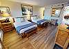 Primary Bedroom with 2 New Queens, Private Bath