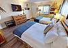 Primary Bedroom with 2 New Queens, Flatscreen