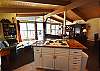 Central Kitchen Island Faces the Great Room