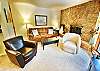 Living Area with Gas Fireplace