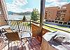Private Deck, Lake View. Grill has been removed.