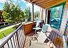Private Deck. Grill has been removed.