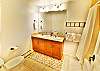 Hall Bath with Double Sinks