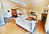 Living Area with Flatscreen and Gas Fireplace