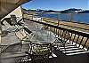 Covered Deck. Grill has been removed.