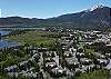 On Left: Prospect Point Townhomes Summer Drone View