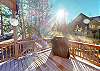 Deck with Gas Grill off Dining Area