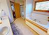 Primary Bath with Double Sinks, Jetted Tub, Shower